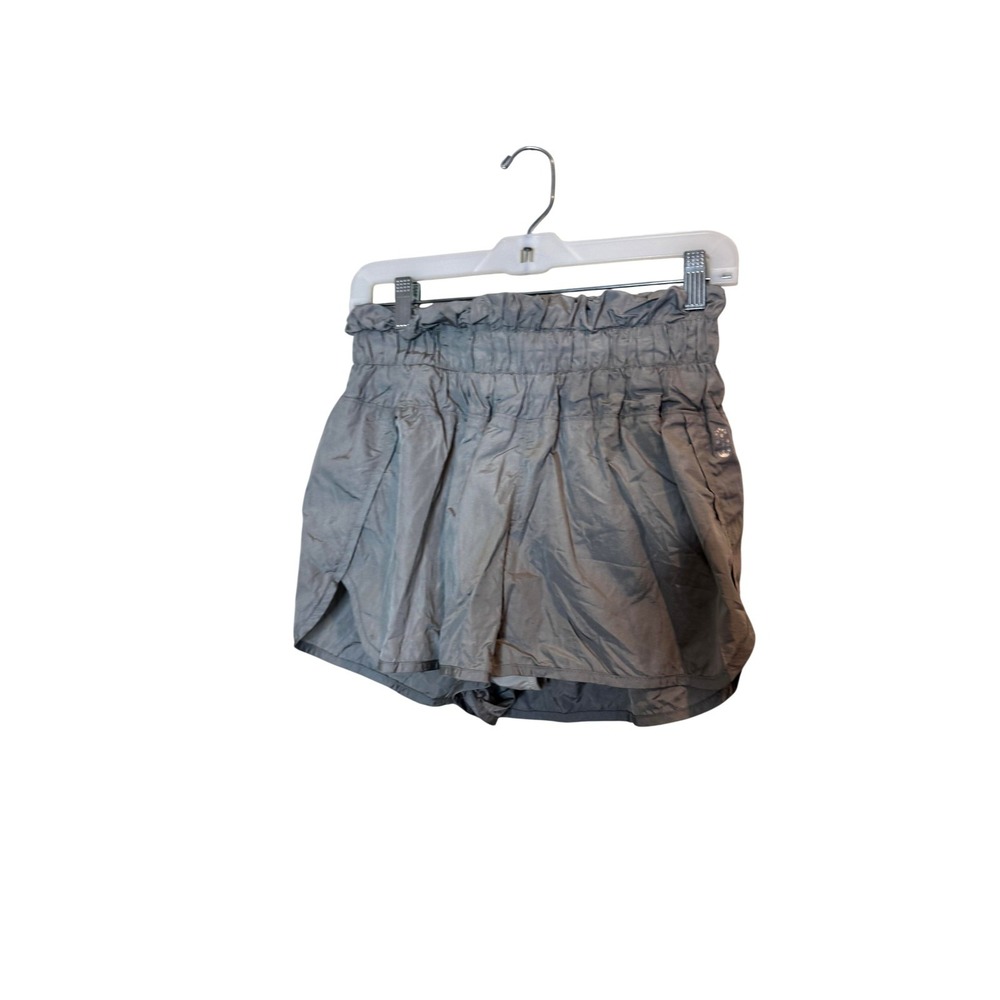 Free People Shorts Womens Medium Gray High Rise Lined 3" Running Athletic
